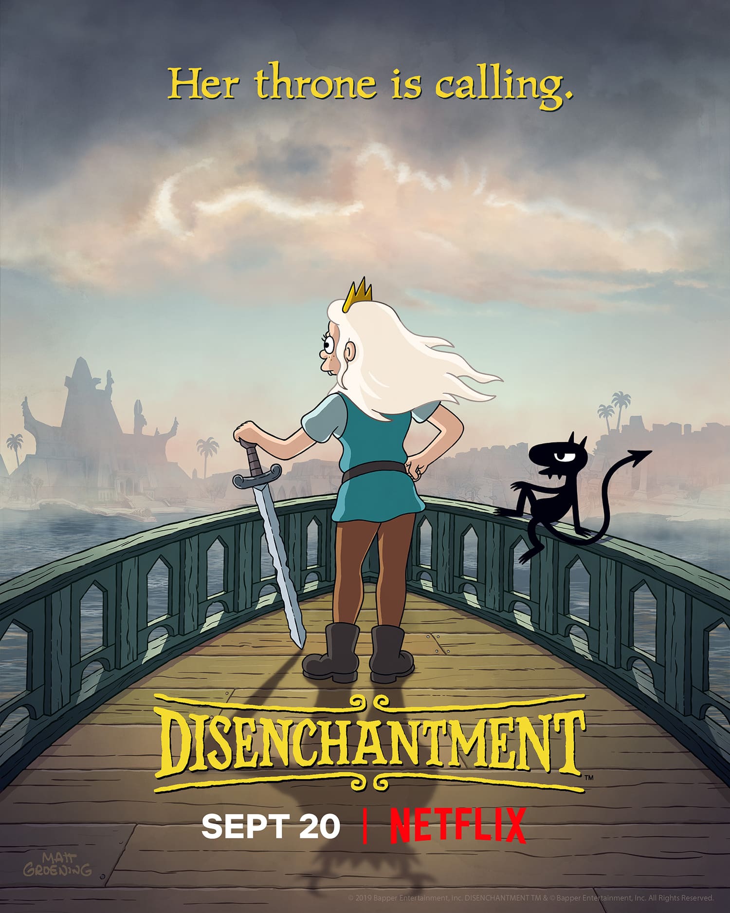 DISENCHANTMENT SEason 2 (2020) ดิสเอนแชนท์เมนต์ เอลฟ์แสบกับเจ้าหญิงสำมะเล ซับไทย EP1-EP10 [จบ]